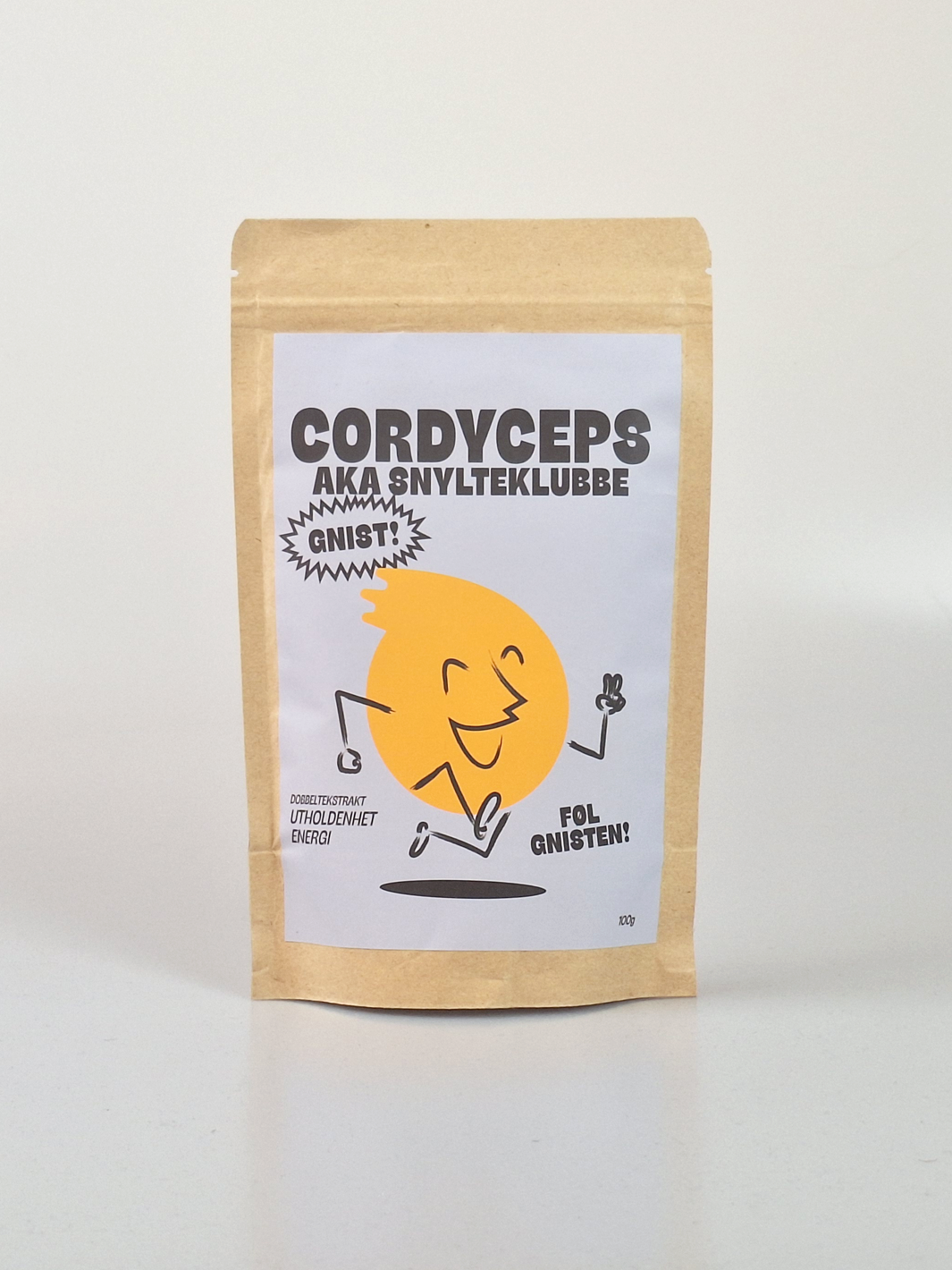 Cordyceps dobbeltekstrakt pulver 100g