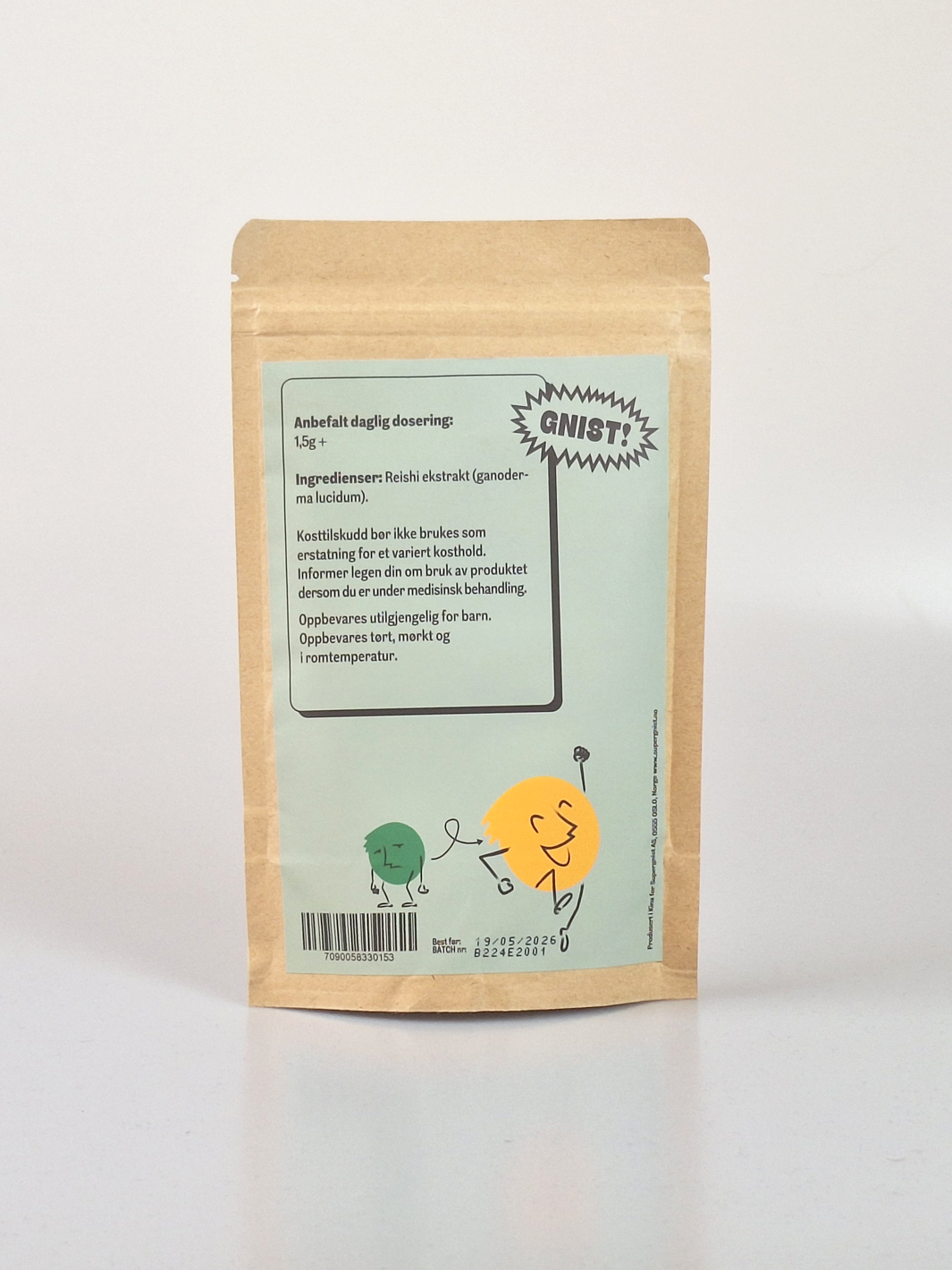 Reishi dobbeltekstrakt pulver 100g